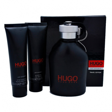 HUGO BOSS Hugo Just Different for Men (Rinkinys Vyrams) EDT 150ml +Shower Gel 50ml +After Shave Balm 50ml 