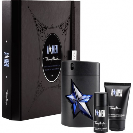 Thierry Mugler Amen for Men (Rinkinys Vyrams) EDT 100ml+50ml Body Shampoo +20ml Deodorant