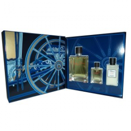 Hermes Paris Terre D'Hermes Parfum for Men (Rinkinys Vyrams) EDP 75ml + EDP 12.5ml + 40ml After Shave Balm 