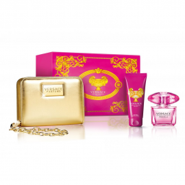 Versace Bright Crystal Absolu for Women (Rinkinys Moterims) EDP 90ml + Body Lotion 100ml + Cosmetics bag