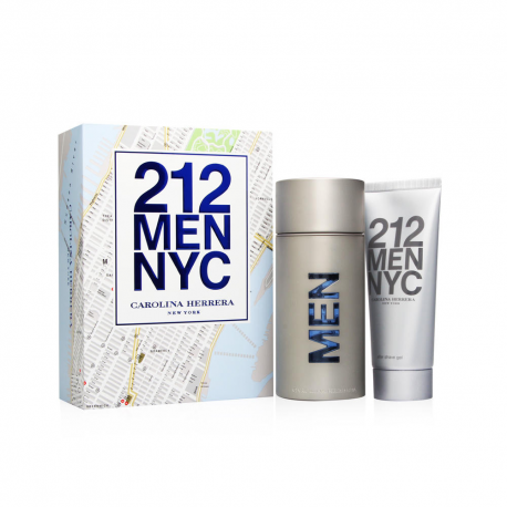 Carolina Herrera 212 for Men (Rinkinys vyrams) EDT 100ml + EDT 30ml Shower Gel