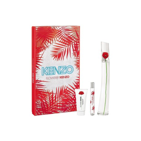 Kenzo Flower by Kenzo for Women (Rinkinys Moterims) EDP 100ml + EDP 15ml + Body Milk 50ml