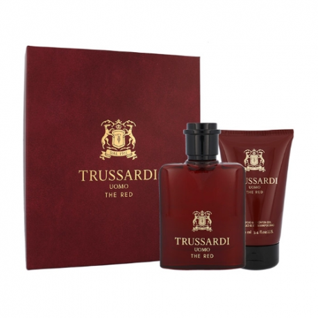 Trussardi Uomo The Red for Men (Rinkinys Vyrams) EDT 100ml + 100ml Shower Gel