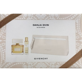 Givenchy Dahlia Divin for Women (Rinkinys Moterims) EDP 75ml + 15ml EDP Travel Spray + Cosmetic Bag
