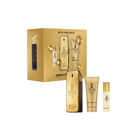 Paco Rabanne 1 Million for Men (Rinkinys vyrams) EDT 100ml +100ml Shower Gel + 15ml EDT