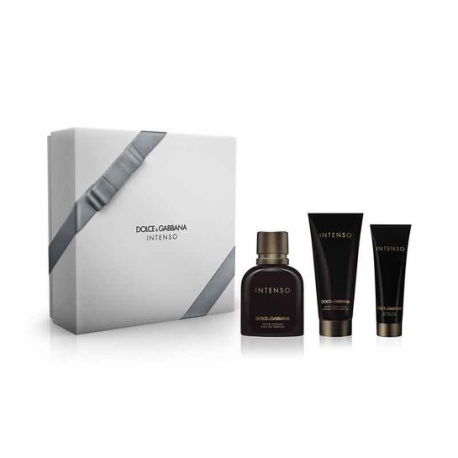 Dolce & Gabbana Pour Homme Intenso (Rinkinys Vyrams) EDP 125 ml + 100ml After Shave + 50ml Shower Gel