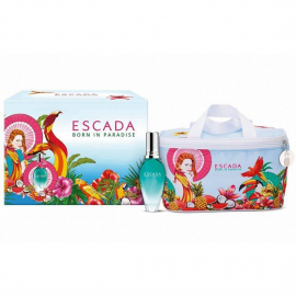 Escada Born in Paradise for Women (Rinkinys Moterims) EDT 30ml + Cosmetic Bag
