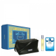 Versace Man Eau Fraiche for Men ( Rinkinys vyrams) EDT 100ml + Shower gel 100ml + Cosmetics bag