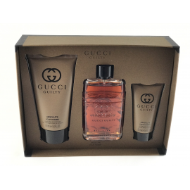 Gucci Guilty Absolute for Men (Rinkinys Vyrams) EDP 90ml + 50ml After Shave + 150ml Shower Gel